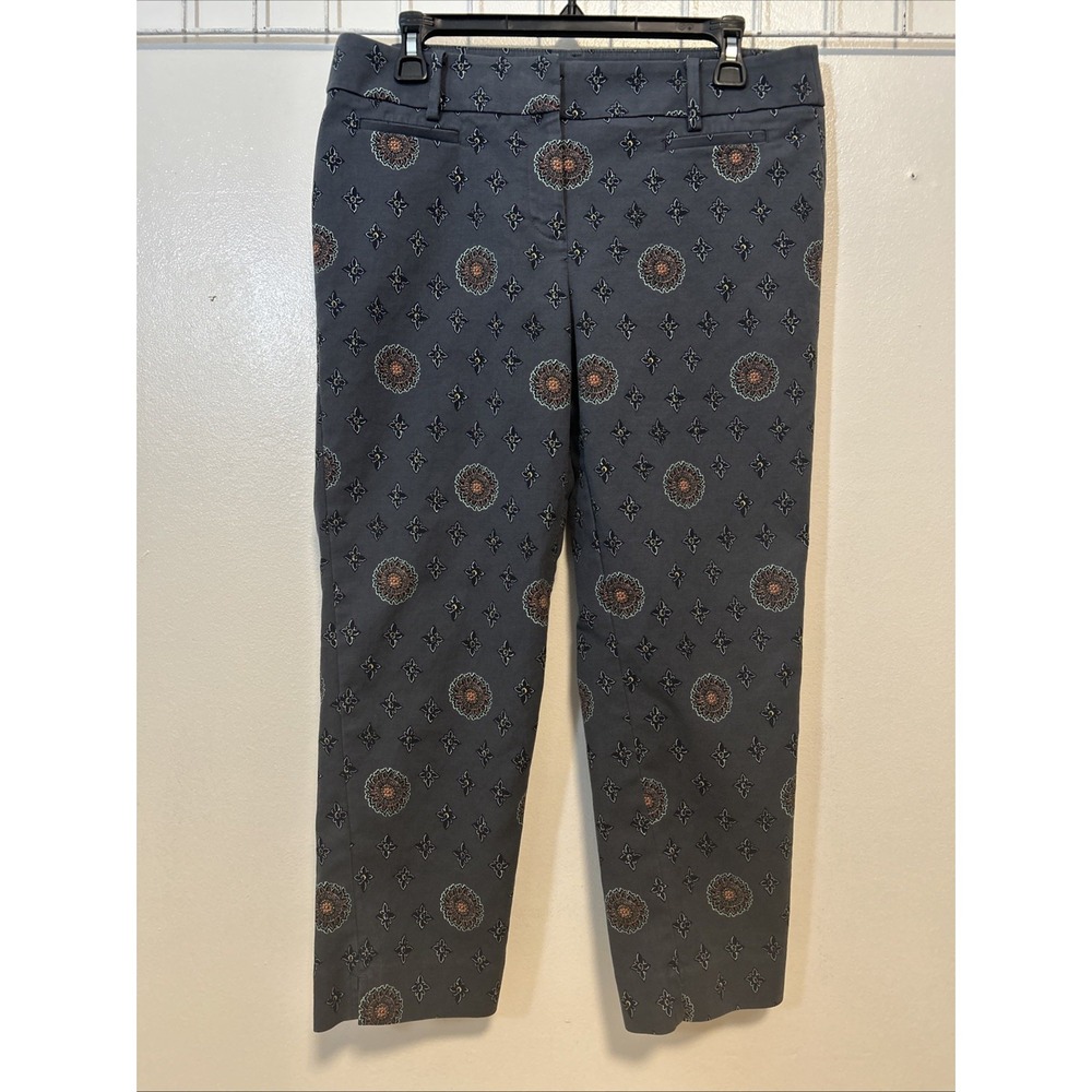 Ann Taylor LOFT Women 8 Riviera‎ Cropped Pants Capri Marisa Fit Floral 6203